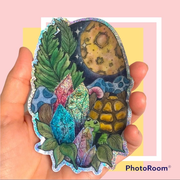 • Crystal Tortoise Sticker • - Picture 3 of 6